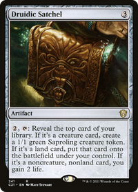 Druidic Satchel [Commander 2021]
