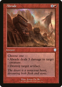 Abrade (Rétro) [Le commandant de guerre des frères] 