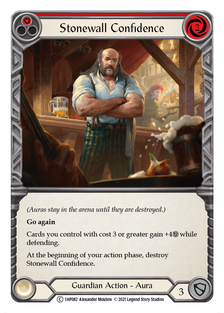 Stonewall Confidence (Red) [1HP082] (History Pack 1) - POKÉ JEUX