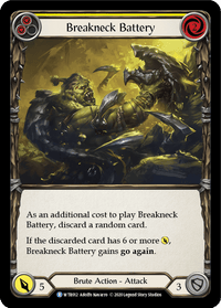 Breakneck Battery (Yellow) [U-WTR012] (Welcome to Rathe Unlimited) Unlimited Normal - POKÉ JEUX