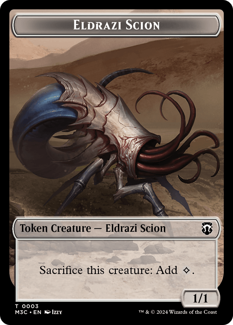 Eldrazi Scion // Eldrazi Spawn Double-Sided Token [Modern Horizons 3 Commander Tokens] - POKÉ JEUX