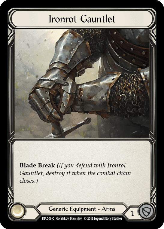 Ironrot Gauntlet [TEA006-C] (Dorinthea Hero Deck) 1st Edition Normal - POKÉ JEUX