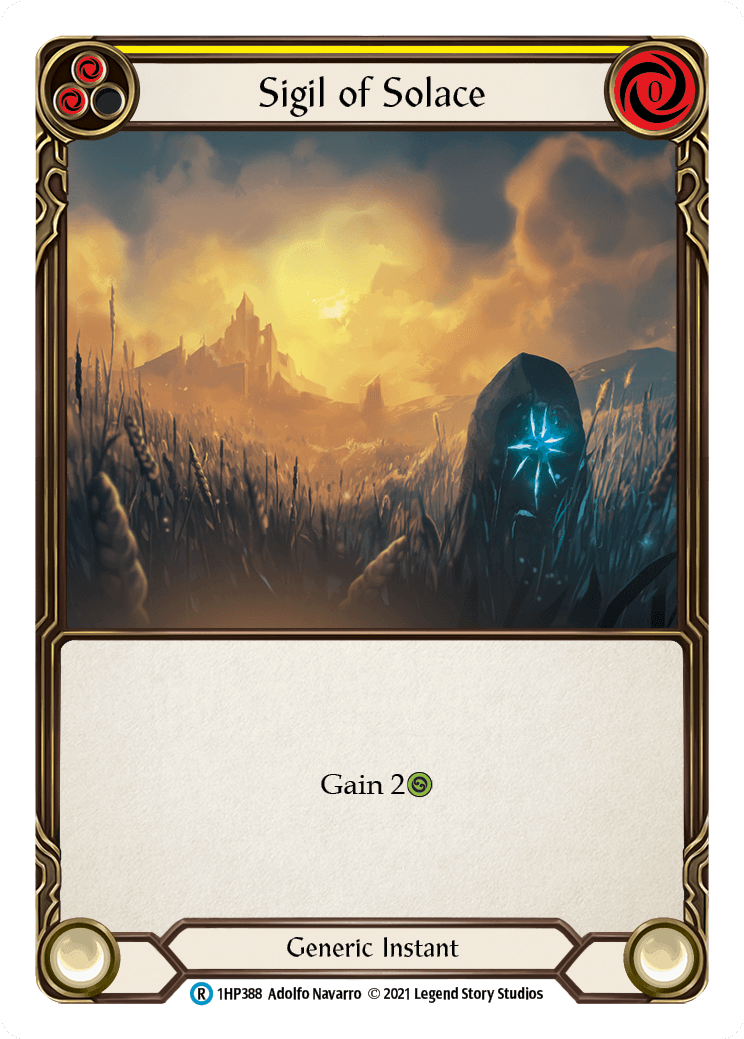 Sigil of Solace (Yellow) [1HP388] (History Pack 1) - POKÉ JEUX