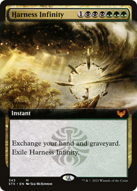 Harness Infinity (Extended Art) [Strixhaven: School of Mages]