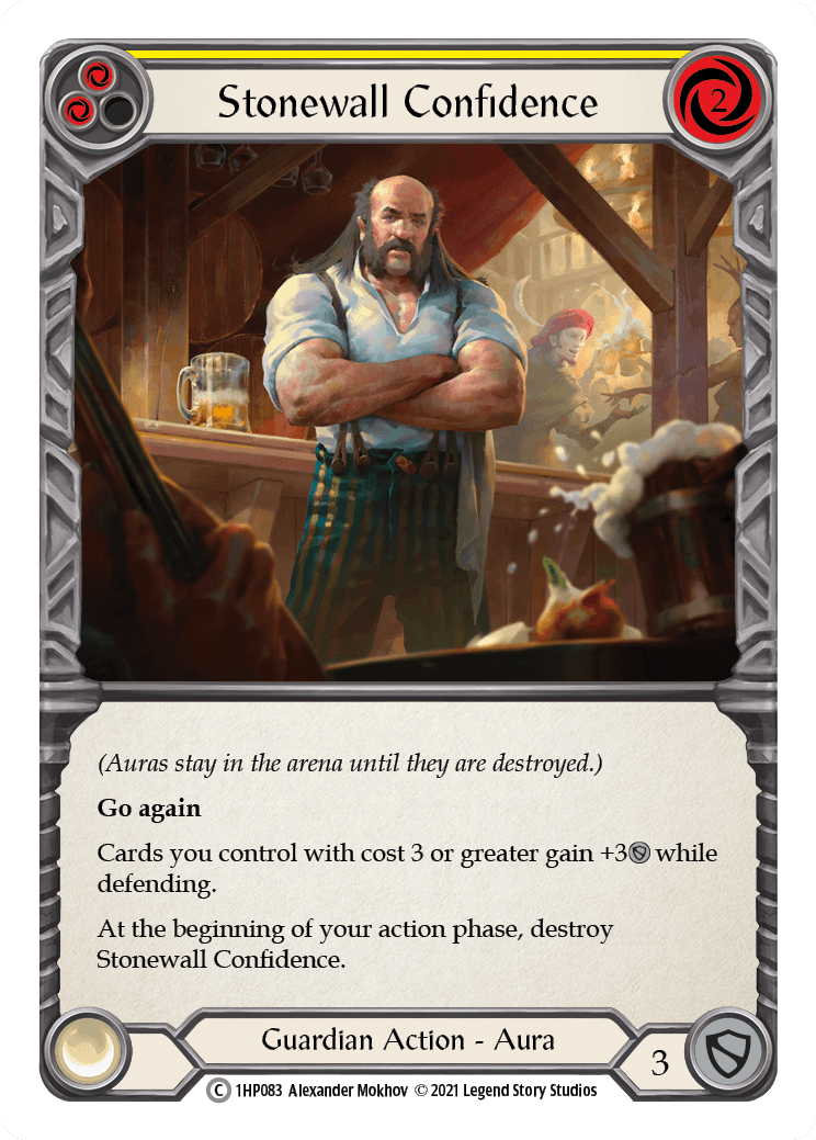 Stonewall Confidence (Yellow) [1HP083] (History Pack 1) - POKÉ JEUX