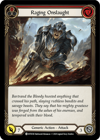 Raging Onslaught (Red) [U-WTR188] (Welcome to Rathe Unlimited) Unlimited Rainbow Foil - POKÉ JEUX