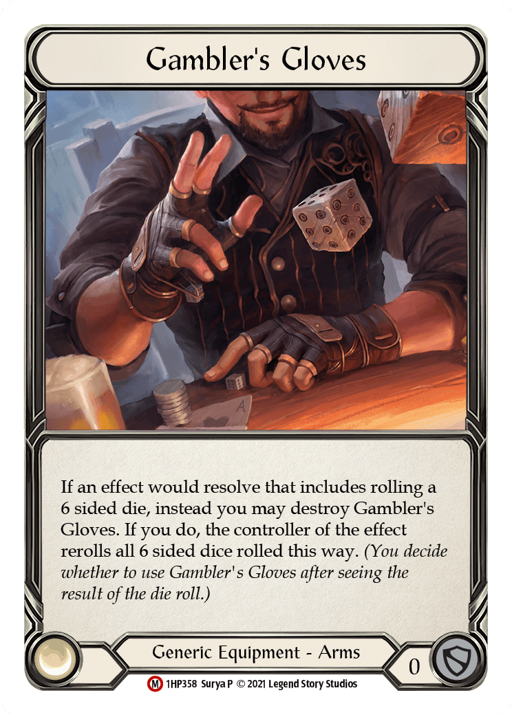 Gambler's Gloves [1HP358] (History Pack 1) - POKÉ JEUX