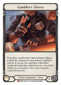Gambler's Gloves [1HP358] (History Pack 1) - POKÉ JEUX