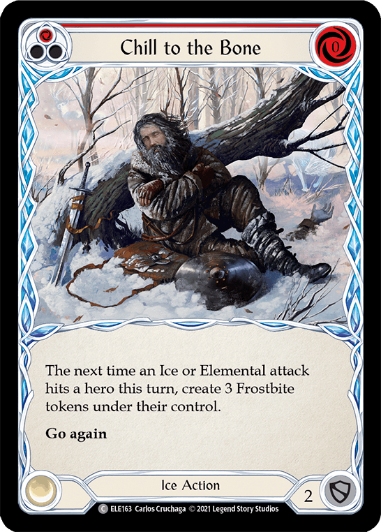 Chill to the Bone (Red) [ELE163] (Tales of Aria) 1st Edition Normal - POKÉ JEUX