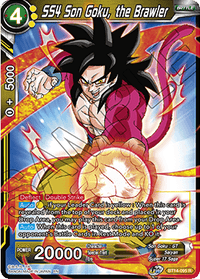 SS4 Son Goku, the Brawler (BT14-095) [Cross Spirits] - POKÉ JEUX