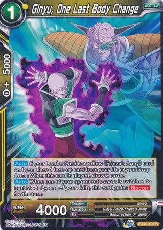 Ginyu, One Last Body Change (BT12-105) [Vicious Rejuvenation] - POKÉ JEUX