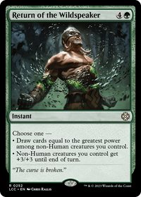 Return of the Wildspeaker [The Lost Caverns of Ixalan Commander]