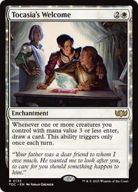 Tocasia's Welcome (TDC-135) - Commander: Tarkir: Dragonstorm