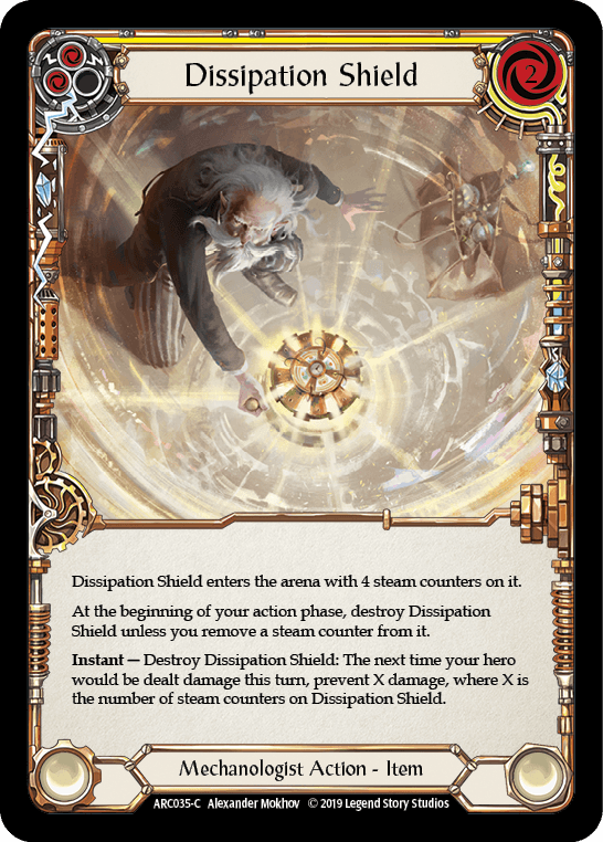 Dissipation Shield [ARC035-C] (Arcane Rising) 1st Edition Rainbow Foil - POKÉ JEUX