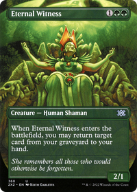 Eternal Witness (Borderless Alternate Art) [Double Masters 2022]