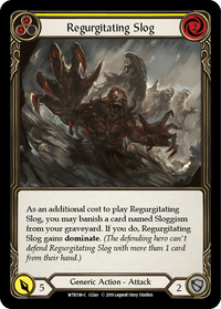 Regurgitating Slog (Yellow) [WTR198-C] (Welcome to Rathe) Alpha Print Rainbow Foil - POKÉ JEUX