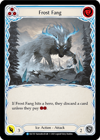 Frost Fang (Blue) [ELE150] (Tales of Aria) 1st Edition Rainbow Foil - POKÉ JEUX