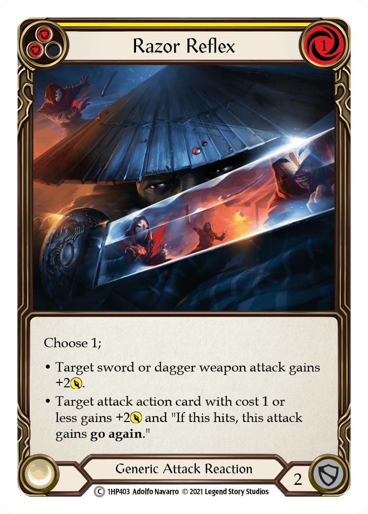 Razor Reflex (Yellow) [1HP403] (History Pack 1) - POKÉ JEUX