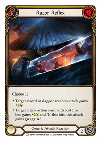 Razor Reflex (Yellow) [1HP403] (History Pack 1) - POKÉ JEUX