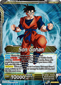 Son Gohan // 	SS Son Gohan, Hope of the Resistance (Common) (BT13-091) [Supreme Rivalry] - POKÉ JEUX