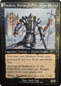 Haakon, Stromgald Scourge (Retro Frame) (SLD-843) - Secret Lair Drop Series Foil