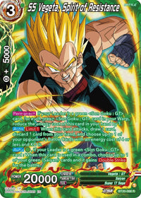 SS Vegeta, Spirit of Resistance (Silver Foil) (BT20-068) [Power Absorbed] - POKÉ JEUX