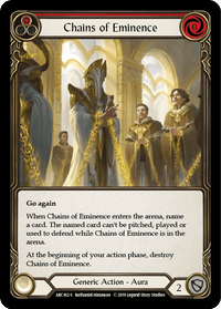 Chains of Eminence [ARC162-S] (Arcane Rising) 1st Edition Normal - POKÉ JEUX