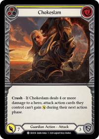 Chokeslam (Yellow) [CRU036] (Crucible of War) 1st Edition Normal - POKÉ JEUX