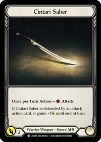 Cintari Saber [CRU080] (Crucible of War) 1st Edition Cold Foil - POKÉ JEUX
