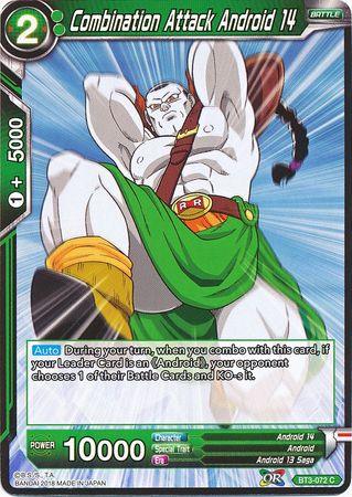 Combination Attack Android 14 (BT3-072) [Cross Worlds] - POKÉ JEUX