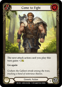 Come to Fight (Yellow) [ARC204-C] (Arcane Rising) 1st Edition Normal - POKÉ JEUX