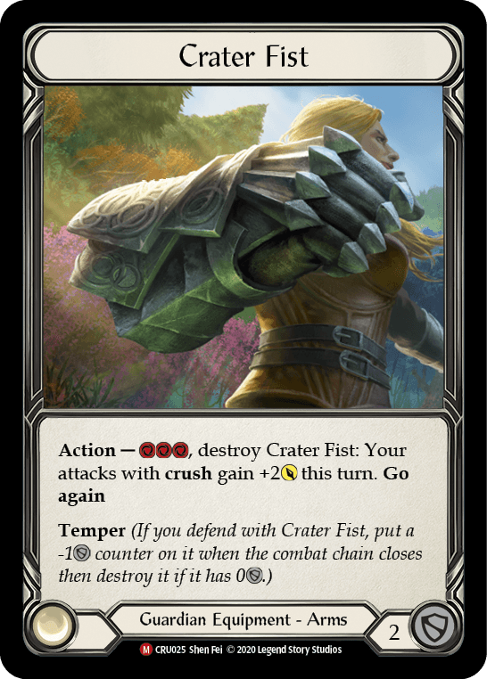 Crater Fist [CRU025] (Crucible of War) 1st Edition Normal - POKÉ JEUX