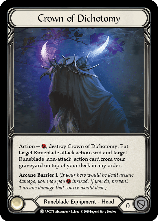 Crown of Dichotomy [U-ARC079] (Arcane Rising Unlimited) Unlimited Rainbow Foil - POKÉ JEUX