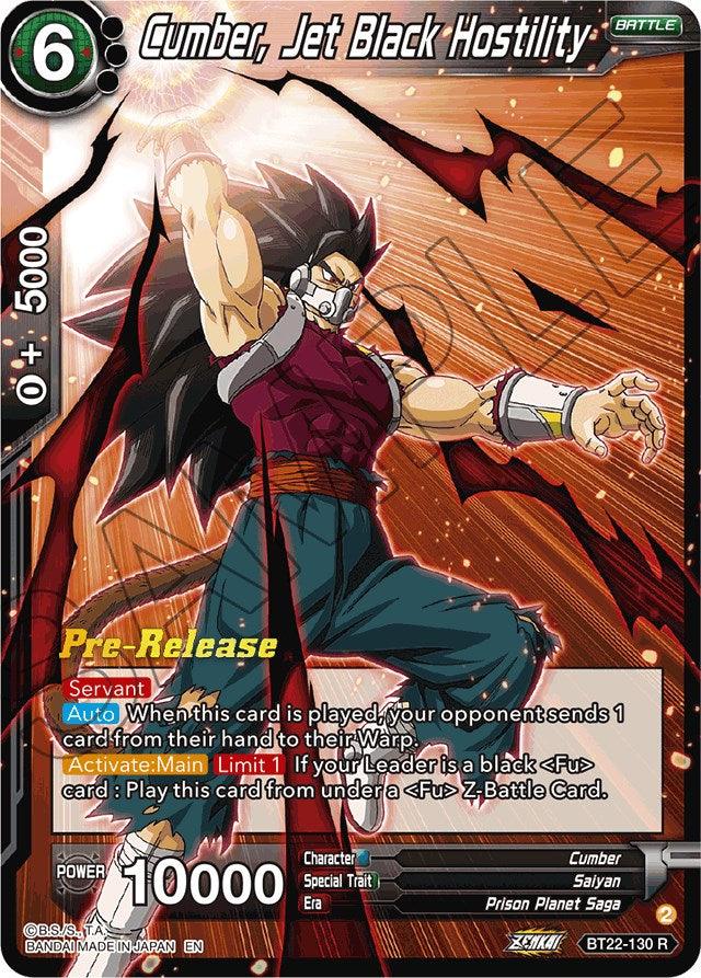 Cumber, Jet Black Hostility (BT22-130) [Critical Blow Prerelease Promos] - POKÉ JEUX
