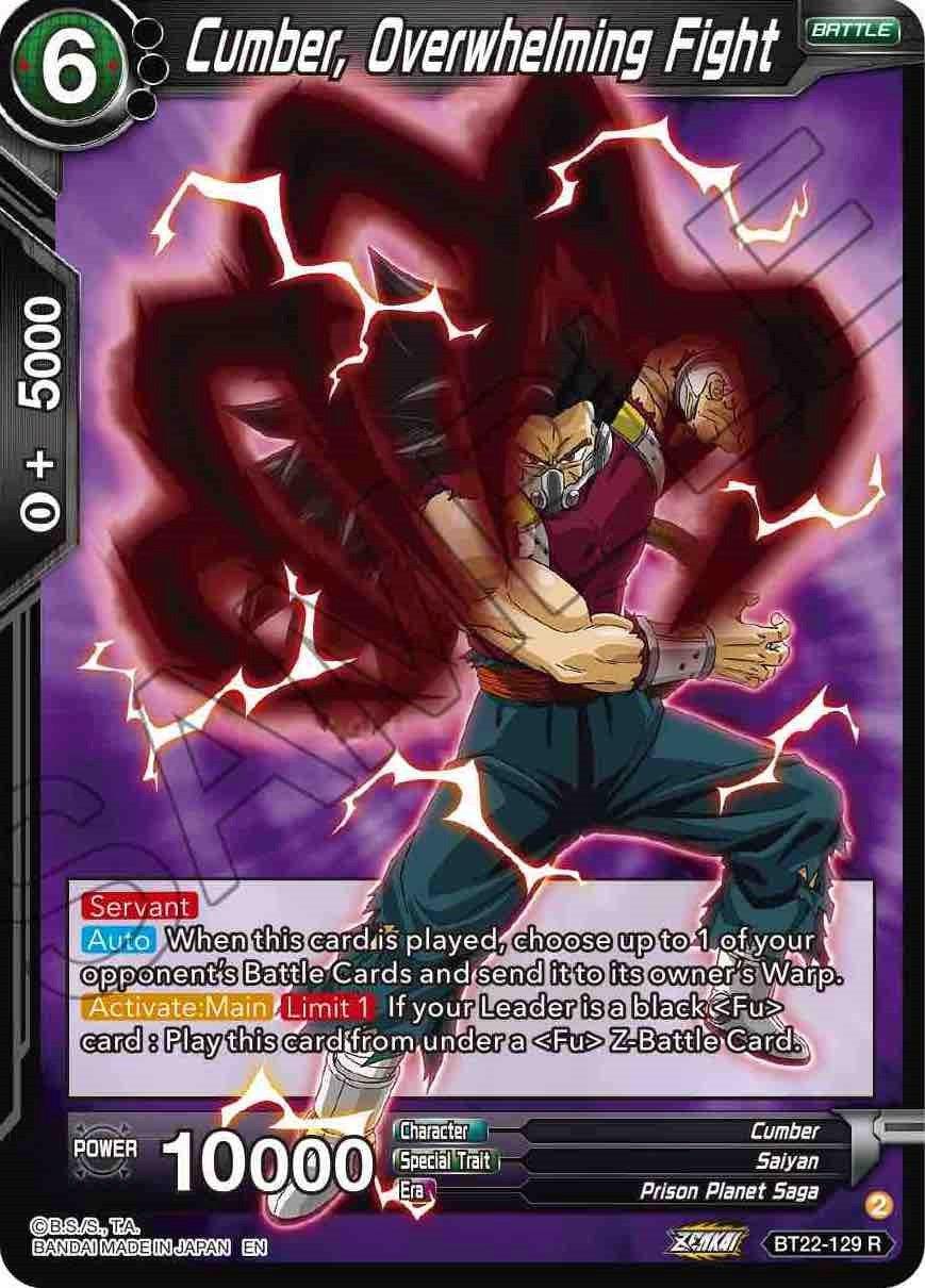 Cumber, Overwhelming Fight (BT22-129) [Critical Blow] - POKÉ JEUX