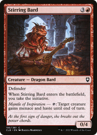 Stirring Bard [Commander Legends: Battle for Baldur's Gate]