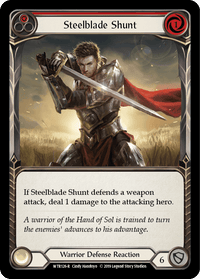Steelblade Shunt (Red) [WTR126-R] (Welcome to Rathe) Alpha Print Normal - POKÉ JEUX