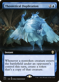 Theoretical Duplication (Extended Art) [Commander 2021]