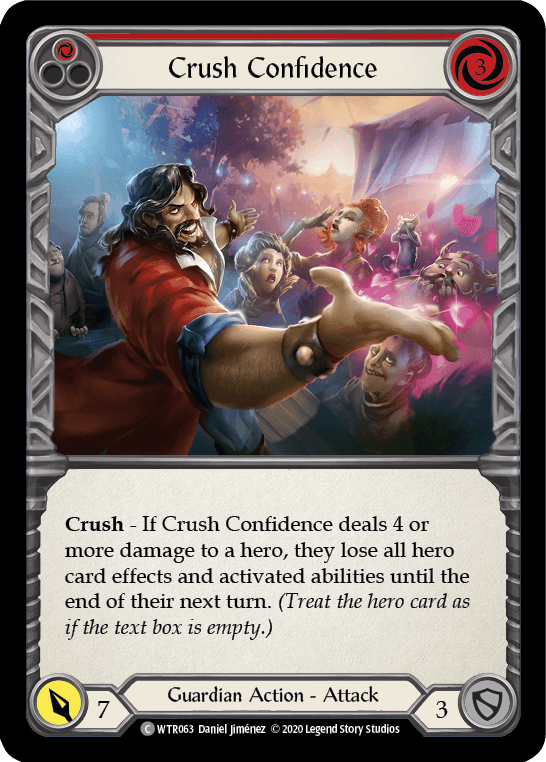 Crush Confidence (Red) [U-WTR063] (Welcome to Rathe Unlimited) Unlimited Normal - POKÉ JEUX