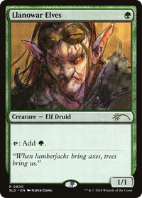 Llanowar Elves (0800) (SLD-800) - Secret Lair Drop Series
