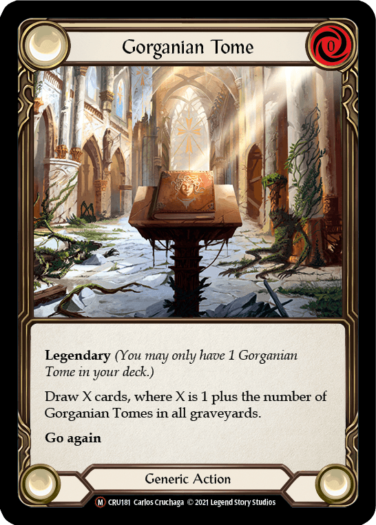 Gorganian Tome [U-CRU181] (Crucible of War Unlimited) Unlimited Normal - POKÉ JEUX