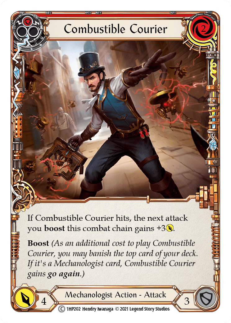 Combustible Courier (Red) [1HP202] (History Pack 1) - POKÉ JEUX