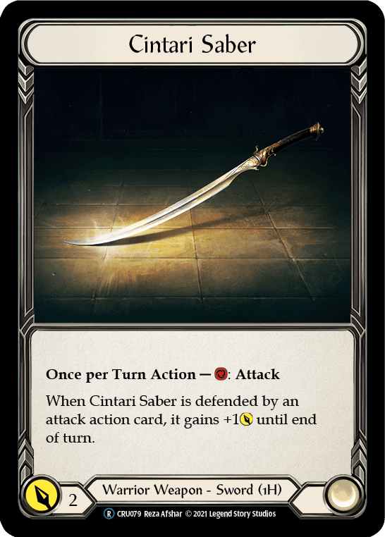 Cintari Saber [U-CRU079] (Crucible of War Unlimited) Unlimited Normal - POKÉ JEUX