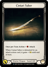 Cintari Saber [U-CRU079] (Crucible of War Unlimited) Unlimited Normal - POKÉ JEUX