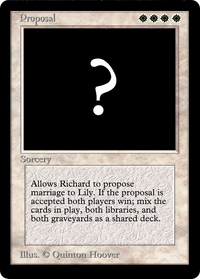 Proposal (SPECIAL-) - Celebration Cards Foil