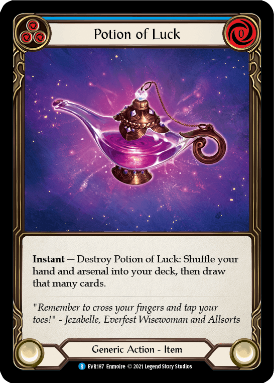 Potion of Luck [EVR187] (Everfest) 1st Edition Cold Foil - POKÉ JEUX
