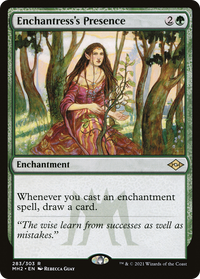 Enchantress's Presence (MH2-283) - Modern Horizons 2 Etched Foil