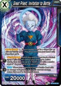 Great Priest, Invitation to Battle (BT16-023) [Realm of the Gods] - POKÉ JEUX