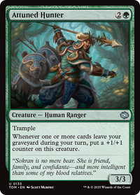Attuned Hunter (TDM-135) - Tarkir: Dragonstorm Foil