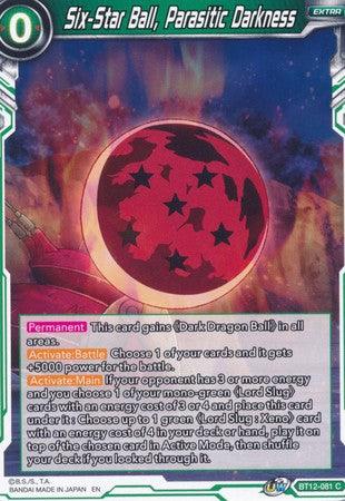 Six-Star Ball, Parasitic Darkness (BT12-081) [Vicious Rejuvenation] - POKÉ JEUX
